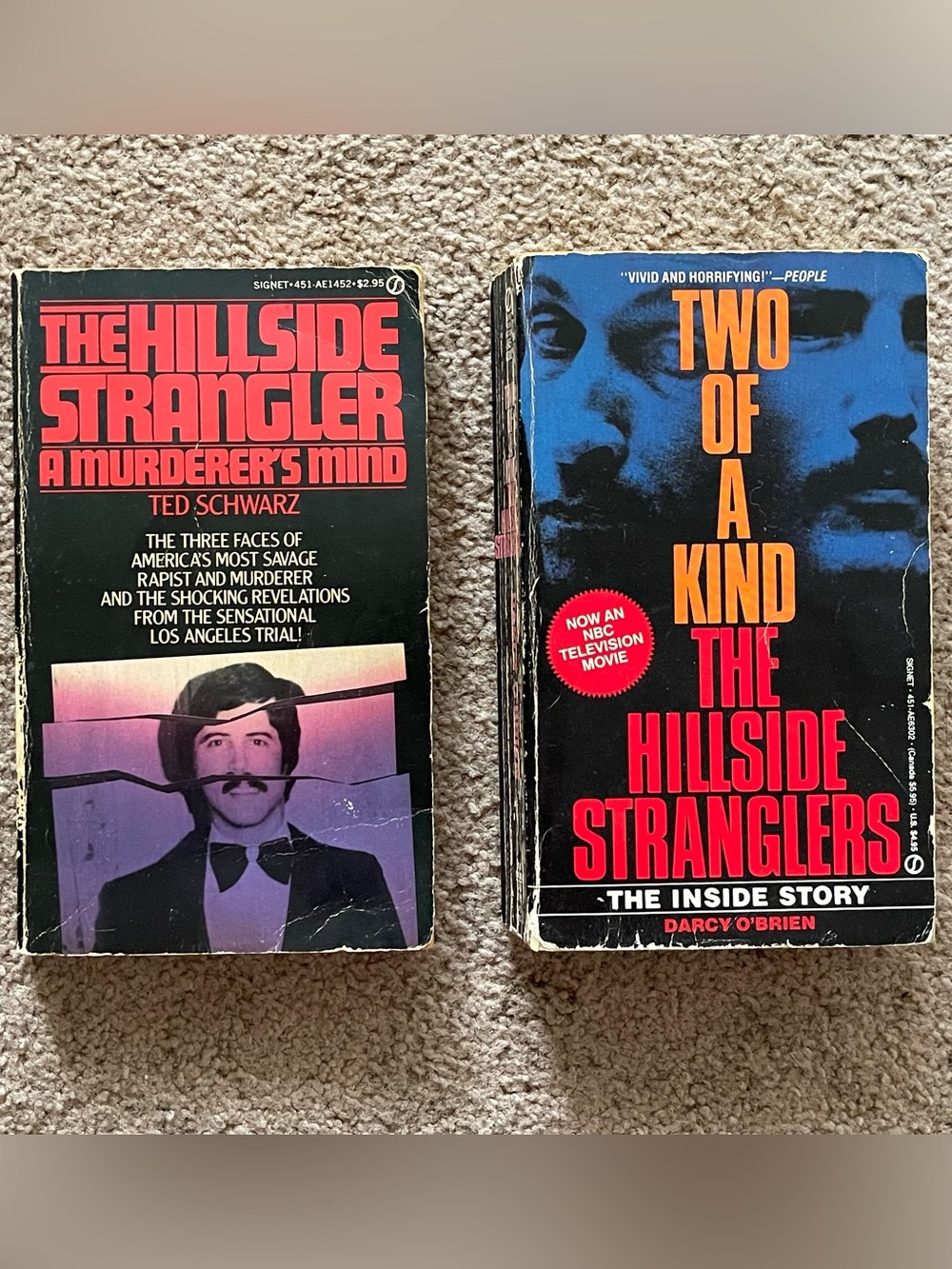 The Hillside Strangler Lot Of 2 Serial Killer Pocket Books Vintage True Crime